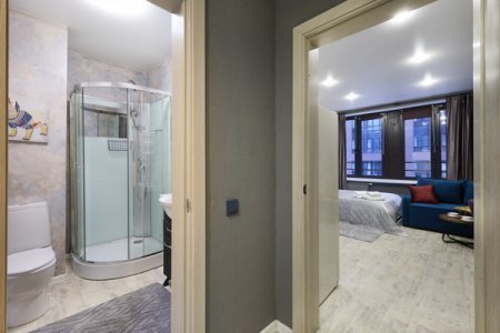Интерьер номера Emerald Suite в ЖК Савеловский Сити
