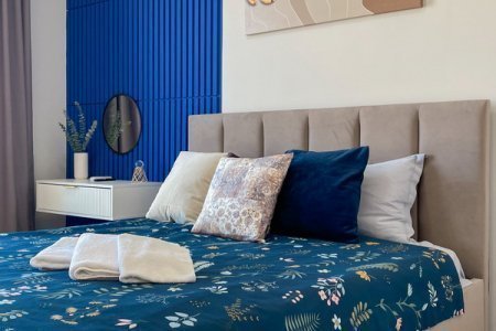 Кровать в номере Style в ЖК Савеловский Сити