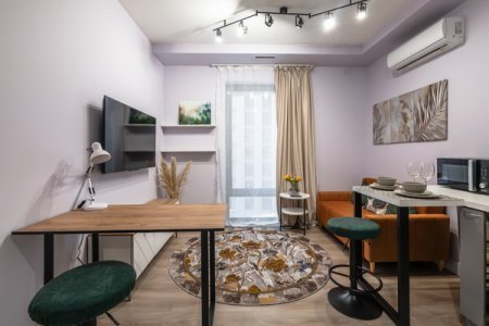Общее пространство номера City Vibe в ЖК Савеловский Сити