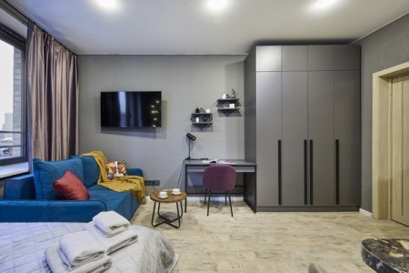Пространство номера Emerald Suite в ЖК Савеловский Сити