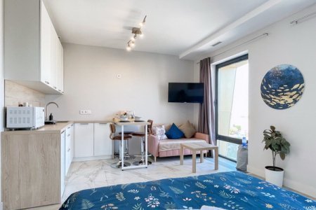 Зона отдыха в номере Style в ЖК Савеловский Сити