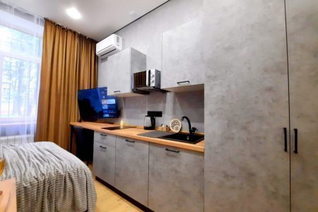 Кухня в номере Нептун в LOFT SPACE