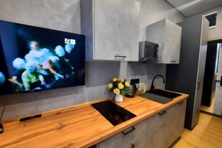 Кухня в номере Венера в LOFT SPACE
