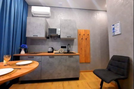 Кухонный уголок в номере Меркурий в LOFT SPACE