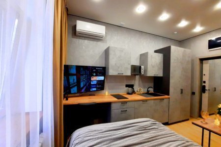 Кухонный уголок в номере Нептун в LOFT SPACE