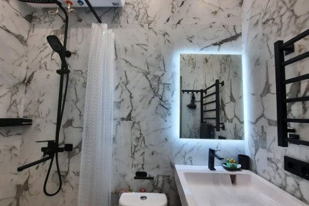 Санузел в номере Уран в LOFT SPACE