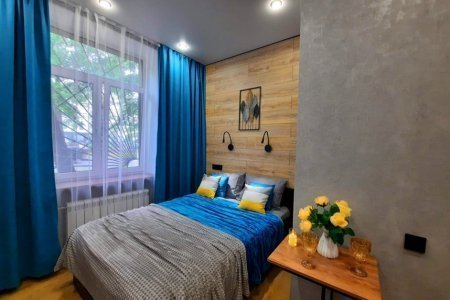 Спальная зона в номере Марс в LOFT SPACE