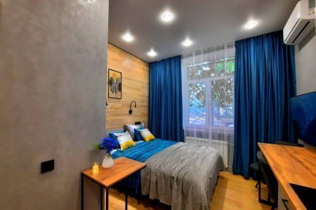 Спальня в номере Юпитер в LOFT SPACE