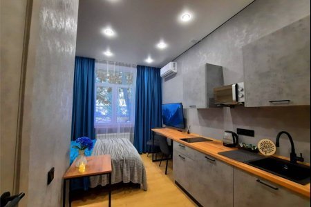 Уголок кухонный в номере Юпитер в LOFT SPACE