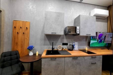 Уголок кухонный в номере Сатурн в LOFT SPACE