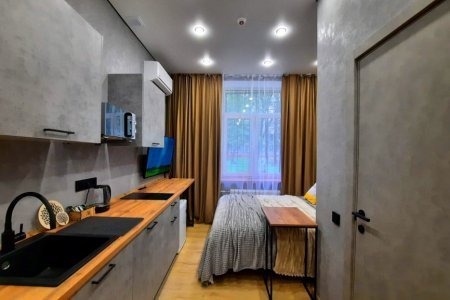 Вид с порога номера Солнце в LOFT SPACE