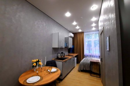 Зона отдыха в номере Солнце в LOFT SPACE