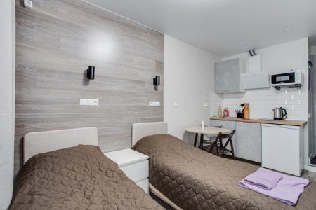 Две кровати в квартире 12 в Home Like