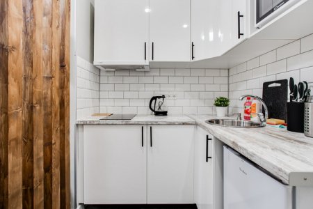 Кухня в номере 2 в апартаментах Home Like