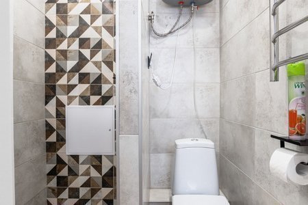 Санузел в студии №19 в апартаментах Home Like