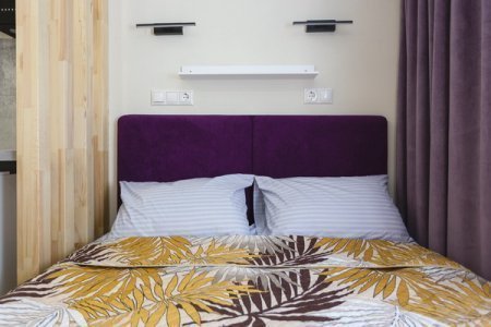 Спальная зона в квартире 8 в апартаментах Home Like