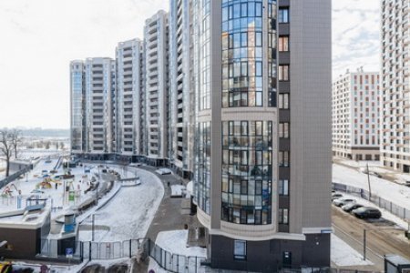 Вид из окна в студии №19 в апартаментах Home Like