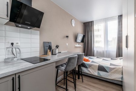 Вид с порога номера 14 в Home Like
