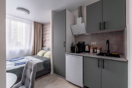 Вид с порога номера 17 в апартаментах Home Like
