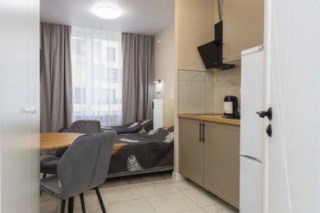 Вид с порога в студии №23 в апартаментах Home Like