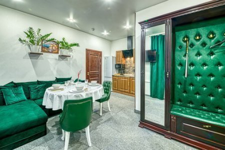 интерьер в номере Апартаменты в отеле Revival Hotel-2