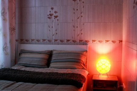 Кровать в номере Эконом в мини-отеле Мечта