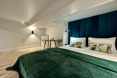 Спальное место в номере Studio Suite в Prive Luna