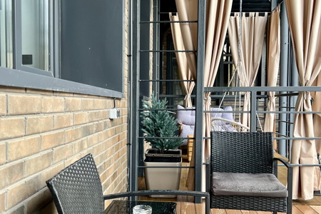 Терраса в номере Делюкс в Prive Luna