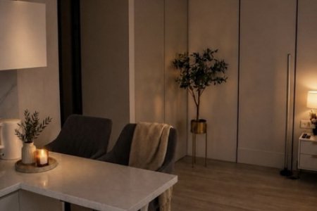 Интерьер в апартаментах 54-3 в Москва-Сити