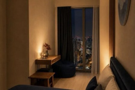 Интерьер в апартаментах 54-7 в Москва-Сити
