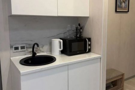 Кухня в студии 22 м² в апартаментах Москва-Сити