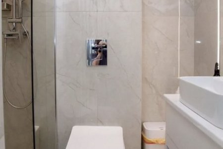 Ванная комната в апартаментах 54-6 в Москва-Сити