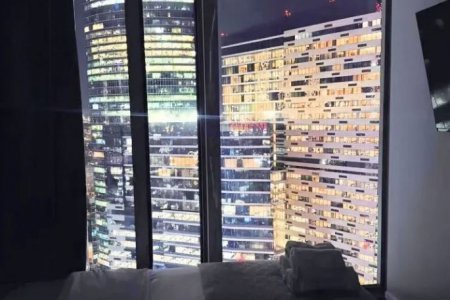 Вид из окна в номере 35-2 в Москва-Сити