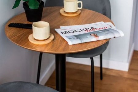 Зона отдыха в номере 17,2 м² в апартаментах Москва-Сити
